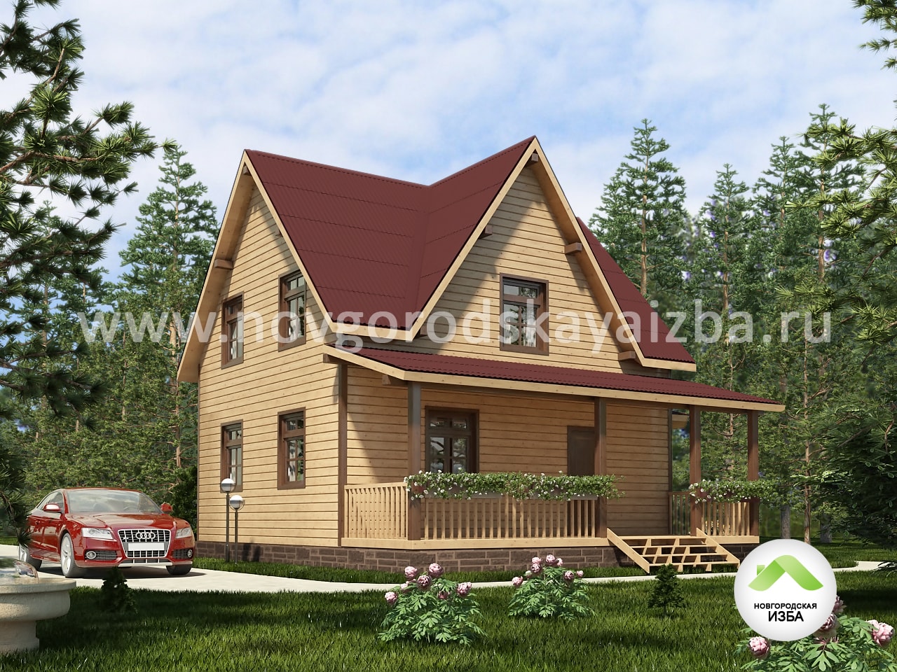 Каркасные дома 8х9 под ключ
